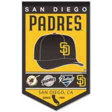  San Diego Padres Retro Vintage Throwback Banner and