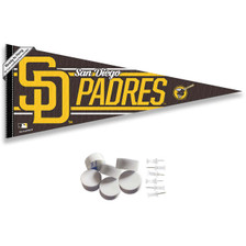 San Diego Padres Retro Vintage Throwback 3x5 Foot Grommet Banner Flag