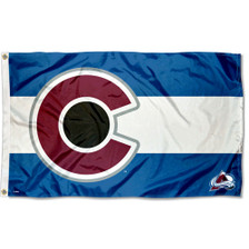 Colorado Avalanche Fan Cave Flag Large Banner - State Street Products