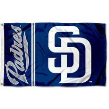 San Diego Padres Retro Vintage Throwback 3x5 Foot Grommet Banner Flag