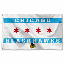 Chicago Blackhawks Flag - Throwback