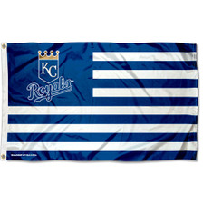  Kansas City Royals Powder Blue Flag Pole and Bracket