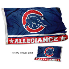 Anley Chicago Cub Win Combo Flag 5-ft W x 3-ft H American Flag in the  Decorative Banners & Flags department at