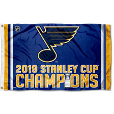 St. Louis Blue Flag NHL 100% Polyester Indoor Outdoor 3x5 feet National  Hockey League Team Flags (Vintage Flag #1)