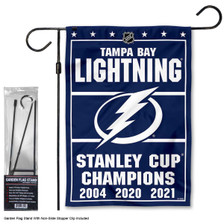 Tampa Bay Lightning Flag Pole and Bracket Kit - State Street Products