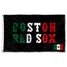 Boston Red Sox Logo Garden Flag and Stand - State Street Products