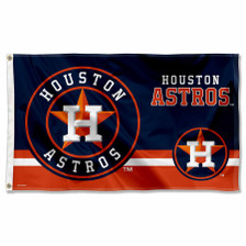 Houston Astros Throwback Vintage Retro Double Sided House Flag
