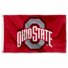 Ohio State Buckeyes Polyester Outdoor Large Flag
