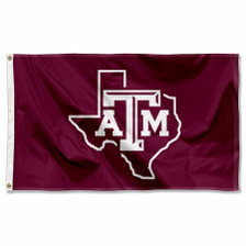 Texas A&M Lone Star Logo Flag