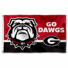 Georgia Bulldogs Go Dawgs Flag