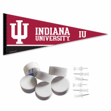 Indiana University Banner Pennant with Tack Wall Pads