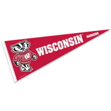 Wisconsin Badgers Bucky Badger Pennant