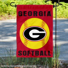 Georgia Bulldogs Softball Garden Flag