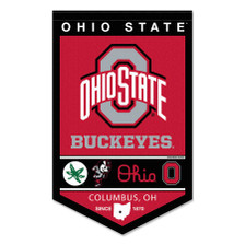 Ohio State Buckeyes Heritage Logo History Banner