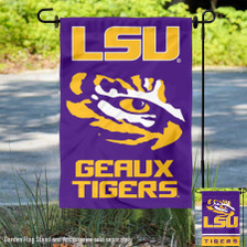 LSU Tiger Eye Garden Flag