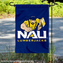 NAU Lumberjacks Logo Garden Flag
