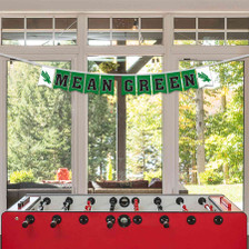 North Texas Mean Green Banner String Pennant Flags