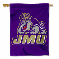 James Madison Dukes New Logo Double Sided House Flag