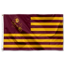 Arizona State University Striped Flag