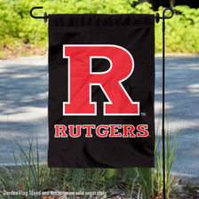 Rutgers University Double Logo Garden Flag