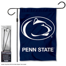 Penn State Nittany Lions Logo Garden Flag and Pole Stand