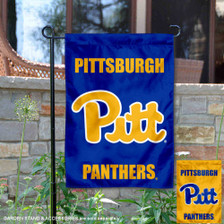 Pittsburgh Panthers Blue Gold Garden Flag