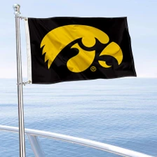 Iowa Hawkeyes Golf Cart Flag