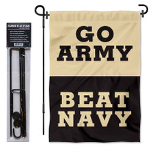 Go Army Beat Navy Garden Flag and Stand