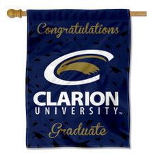 Clarion University Congratulations Graduate Flag