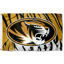 University of Missouri Stripes Logo Flag