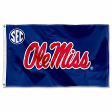 Ole Miss Powder Blue Flag