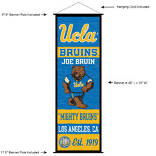 University of California Los Angeles Decor and Banner