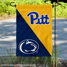 Pitt Panthers vs Penn State House Divided Garden Flag