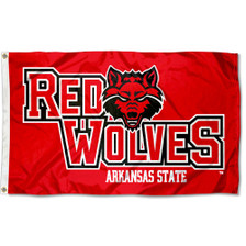 Arkansas State Red Wolves Flag