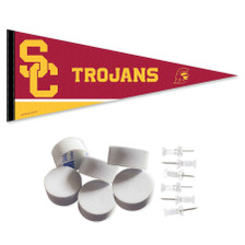 USC Trojans Banner Pennant with Tack Wall Pads