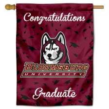 Bloomsburg Huskies Congratulations Graduate Flag