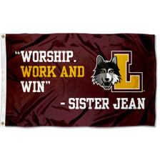 Loyola Ramblers Sister Jean Flag