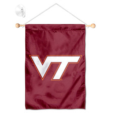 Virginia Tech Hokies Banner with Suction Cup