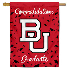 Boston Terriers Congratulations Graduate Flag