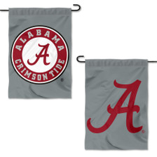 Alabama Crimson Tide Gray Garden Flag