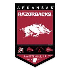 Arkansas Razorbacks Heritage Logo History Banner