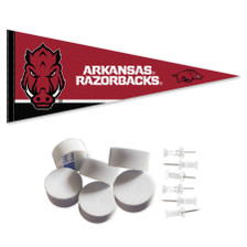University of Arkansas Banner Pennant with Tack Wall Pads