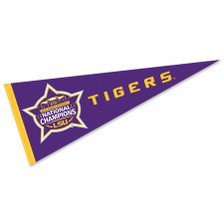 Louisiana State LSU Tigers Basketball National Champions Pennant