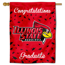 Illinois State Redbirds Congratulations Graduate Flag