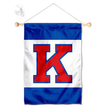 Kansas Jayhawks Banner with Suction Cup Hanger