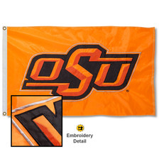 Oklahoma State Cowboys OSU Logo Large Grommet Banner Flag