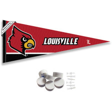 University of Louisville Garden Flag Cardinals U of L Cards Banner 100%  Polyester (Design C)