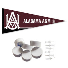 Alabama A&M University Banner Pennant with Tack Wall Pads