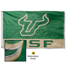 University of South Florida Nylon Embroidered Flag