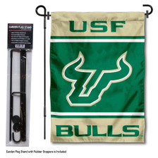 USF Bulls Garden Flag and Pole Stand Holder
